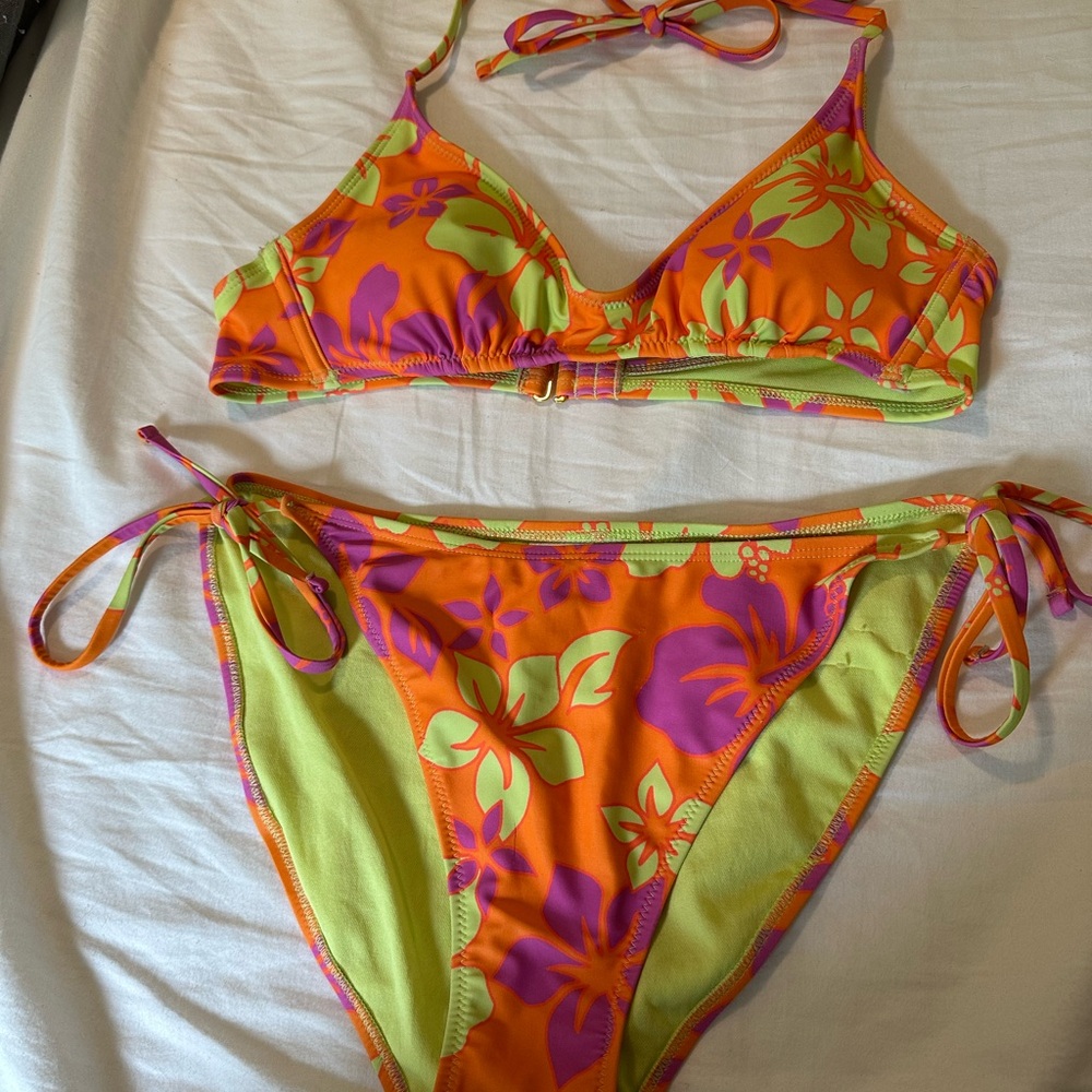 Vibrant Floral Bikini Set